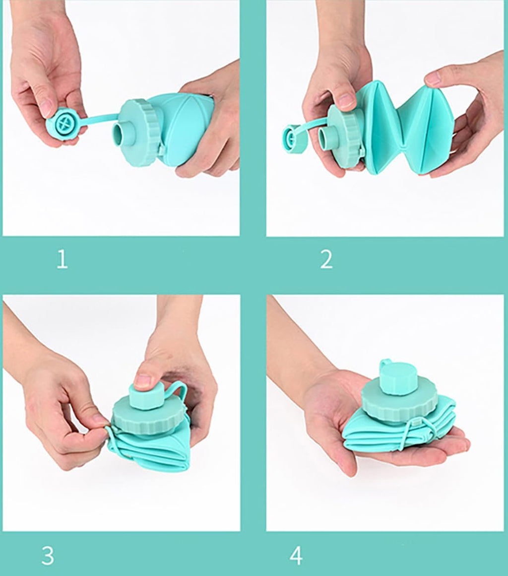 Silicone Foldable/Collapsible Water Bottle