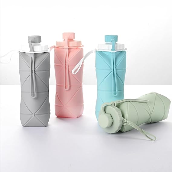 Silicone Foldable/Collapsible Water Bottle