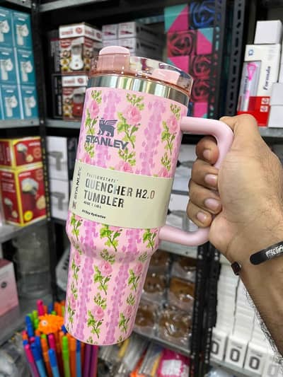 Stanley Floral Print Tumbler 1200ML – Large Capacity, Durable & Stylish Drinkware