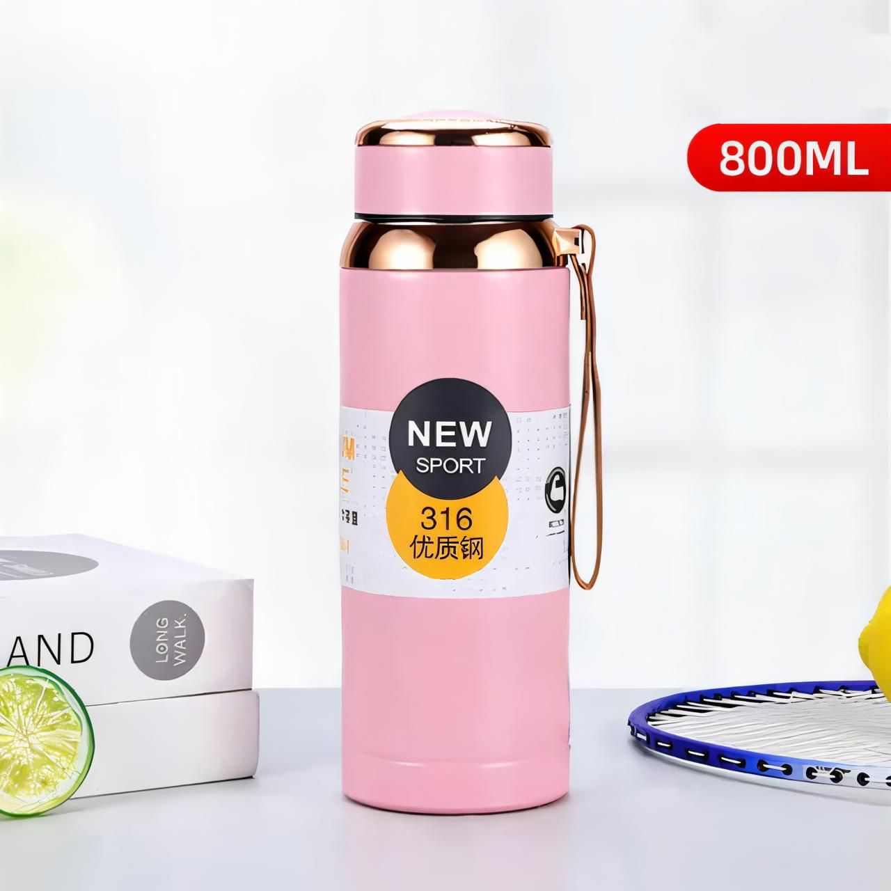 New Golden-Edition 316 SUS Double Layer Sports Water Bottle – Premium Insulated