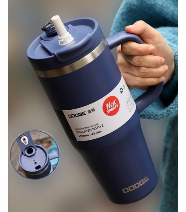Dodge 40oz Stainless Steel Tumbler – 1200ml Heavy Duty