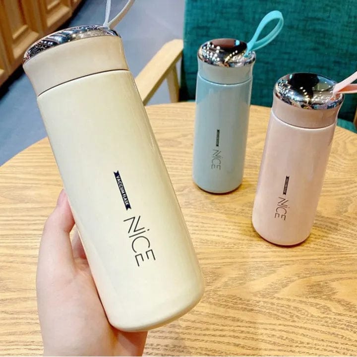 Nice Vacuum Flask Water Bottle 400ML – Hot & Cold Stainless Steel with Box Pack