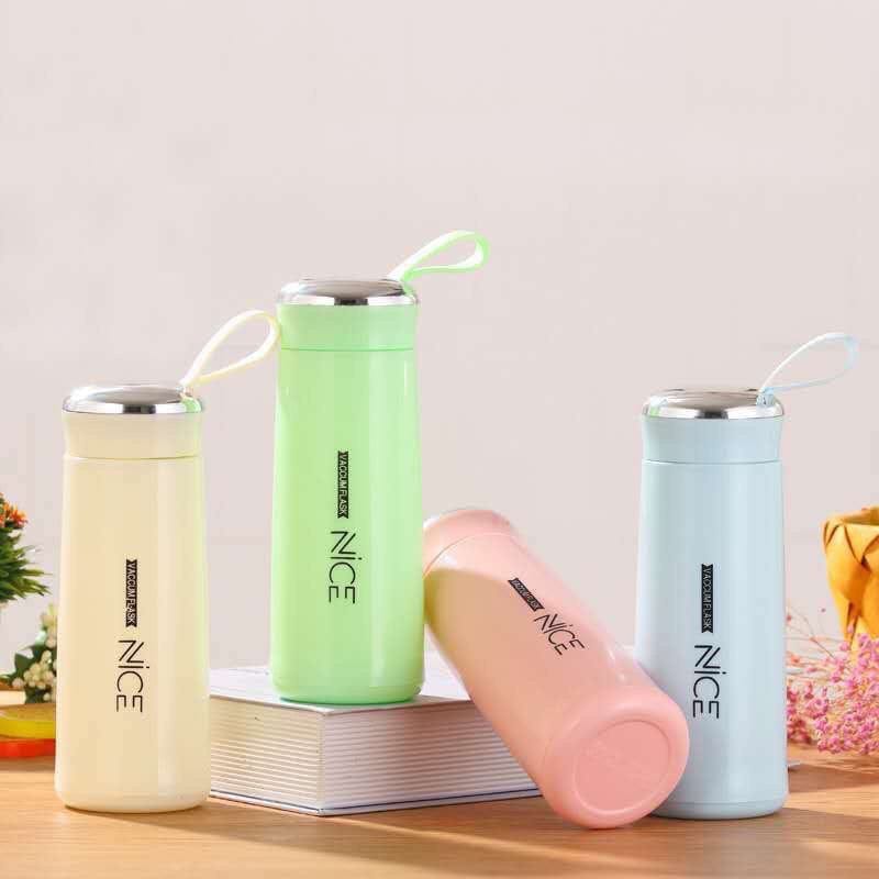 Nice Vacuum Flask Water Bottle 400ML – Hot & Cold Stainless Steel with Box Pack