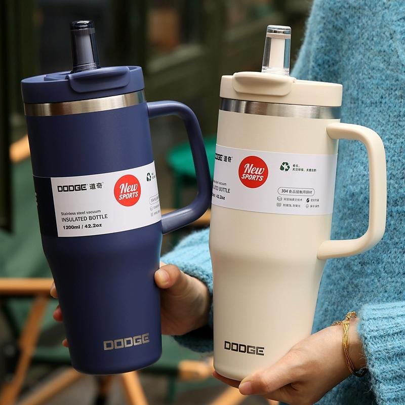 Dodge 40oz Stainless Steel Tumbler – 1200ml Heavy Duty