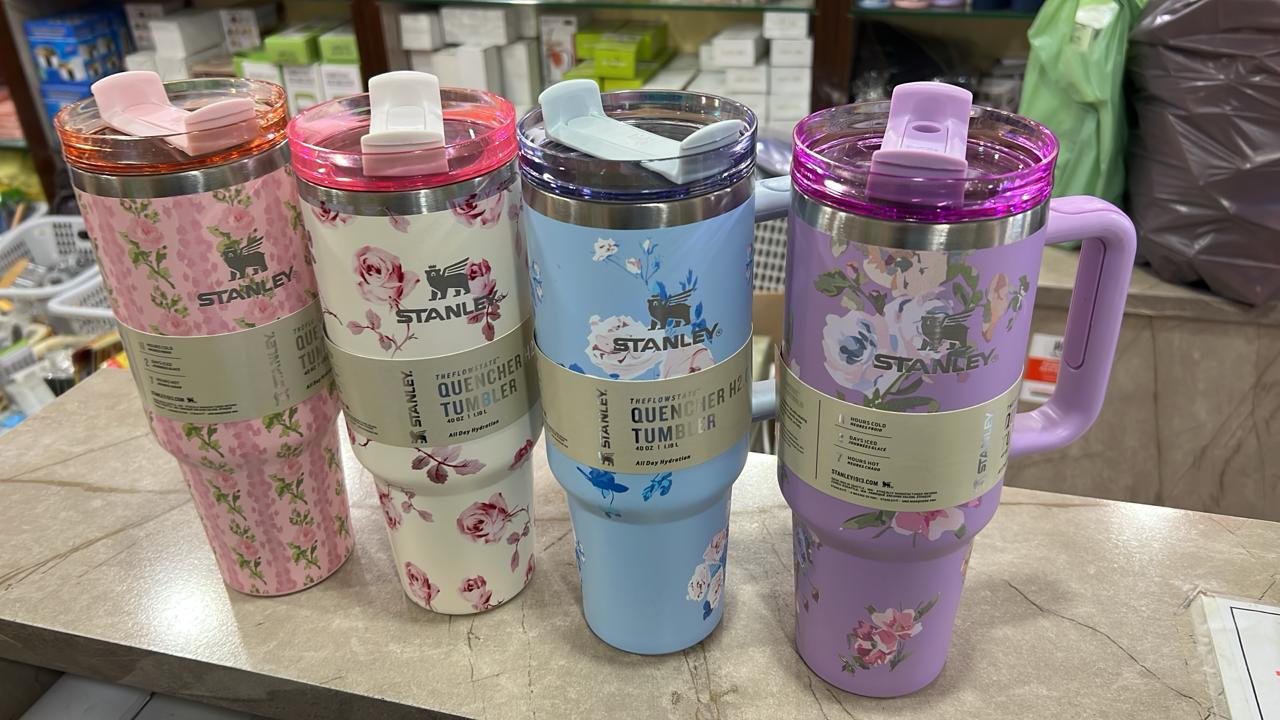 Stanley Floral Print Tumbler 1200ML – Large Capacity, Durable & Stylish Drinkware