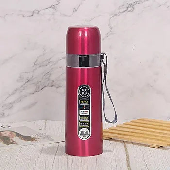 304SUS Stainless Steel Vacuum Flask Water Bottle – Direct Sip, Leak-Proof